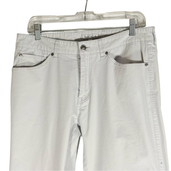 Peter Millar Light Gray Straight-Leg Pants size 34 waist 28" inseam - Picture 2 of 9